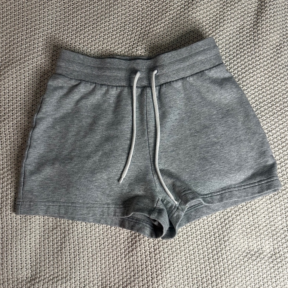 Aritzia Sunday Best Grey Sweat Shorts